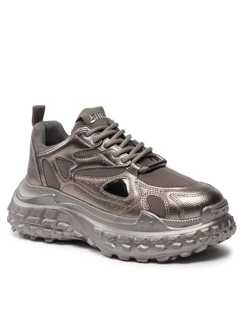 Steve Madden Women's Pewter Cadenza Sneakers |Steve Madden In Lebanon