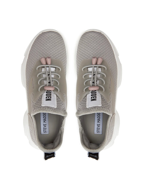 Steve Madden Women's Gray & White Match-E Sneakers | Steve Madden In Lebanon