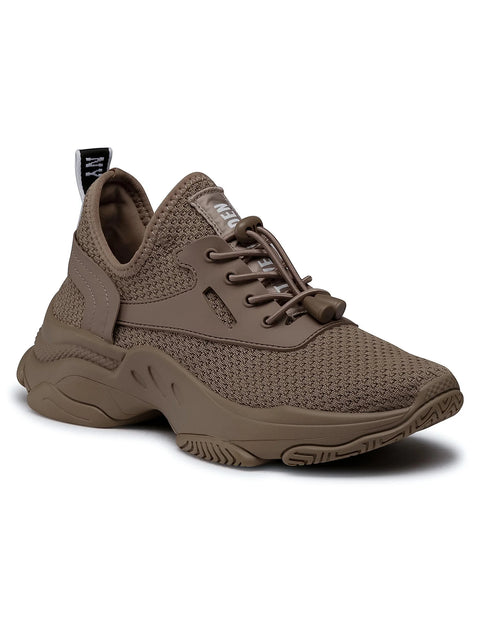 Brown sneaker on a white background