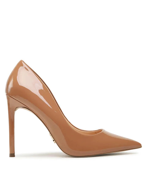 Steve Madden Women's Camel Patent Vase Heeled Sandal | Steve Madden In Lebanon