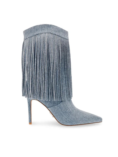 Steve Madden Women's Light Blue Heeled Boots | Steve Madden In Lebanon