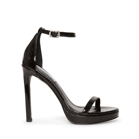 Steve Madden Women's Black Patent Synthetic Milano Sandal | Steve Madden In Lebanon