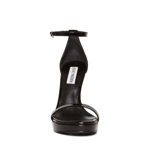 Steve Madden Women's Black Patent Synthetic Milano Sandal | Steve Madden In Lebanon