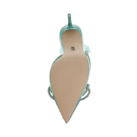 Steve Madden Women's Aqua Sea Glass Synthetic Valance Sandals | Steve Madden In Lebanon