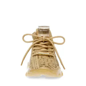 Steve Madden Women's Gold Maxout Sneakers | Steve Madden In Lebanon