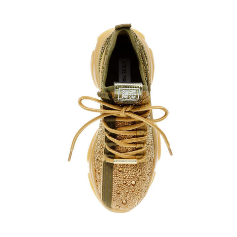 Steve Madden Women's Green Olive Fabric Mistica Sneakers | Steve Madden In Lebanon