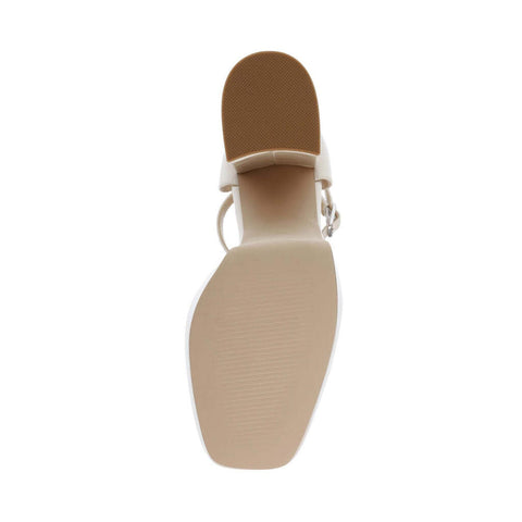 Steve Madden Women's White Patent Synthetic Sandals | Steve Madden In Lebanon