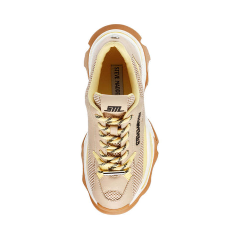Steve Madden Women's Beige Zoomz Sneaker |Steve Madden In Lebanon