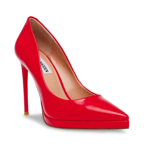 Steve Madden Women's Red Synthetic Klassy Heel |Steve Madden In Lebanon