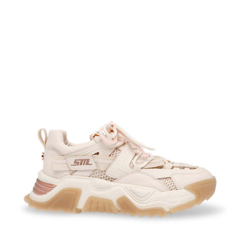 Steve Madden Women's Cream Rose Gold Kingdom-E Sneakers | Steve Madden In Lebanon
