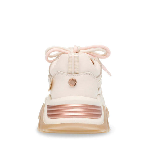 Steve Madden Women's Cream Rose Gold Kingdom-E Sneakers | Steve Madden In Lebanon