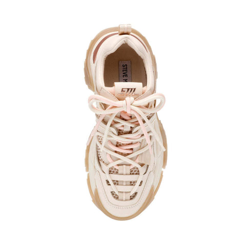 Steve Madden Women's Cream Rose Gold Kingdom-E Sneakers | Steve Madden In Lebanon