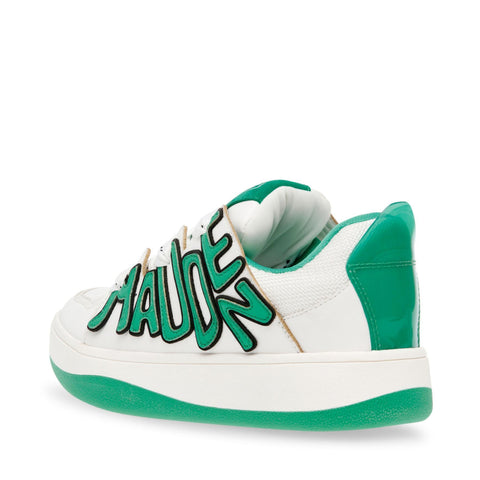 Steve Madden Women's White & Green Synthetic Retro Lite Sneakers |Steve Madden In Lebanon