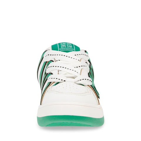 Steve Madden Women's White & Green Synthetic Retro Lite Sneakers |Steve Madden In Lebanon