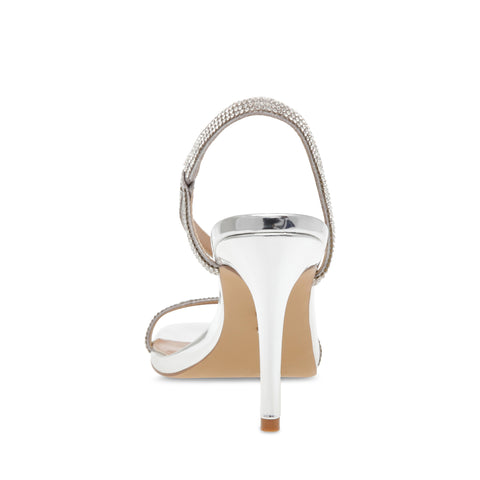Steve Madden Women's Silver Ratify-R Heeled Sandal |Steve Madden In Lebanon