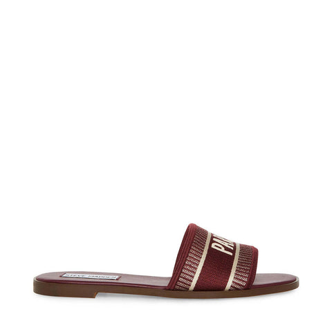 Steve Madden Women's Burgundy Knox Slide Slipper |Steve Madden In Lebanon