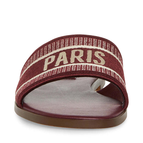 Steve Madden Women's Burgundy Knox Slide Slipper |Steve Madden In Lebanon