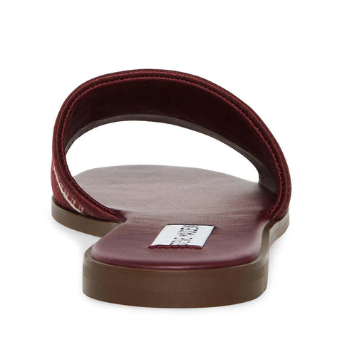 Steve Madden Women's Burgundy Knox Slide Slipper |Steve Madden In Lebanon