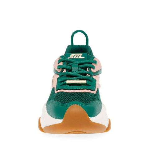 Steve Madden Women's Emerald & Blush Synthetic Belissimo Sneakers | Steve Madden In Lebanon
