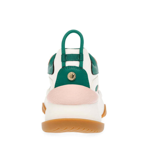 Steve Madden Women's Emerald & Blush Synthetic Belissimo Sneakers | Steve Madden In Lebanon