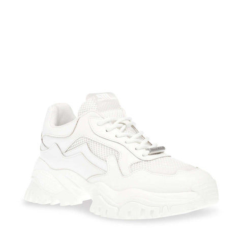 Steve Madden Women's White Tailgate Sneakers |Steve Madden In Lebanon
