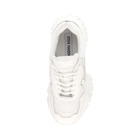 Steve Madden Women's White Tailgate Sneakers |Steve Madden In Lebanon