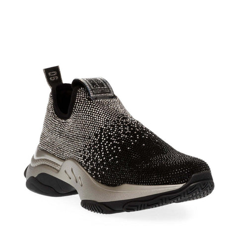 Steve Madden Women's Mythical Black Pewter Sneakers | Steve Madden In Lebanon
