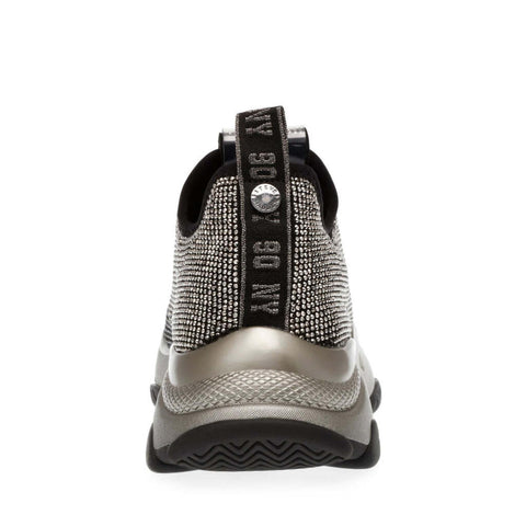 Steve Madden Women's Mythical Black Pewter Sneakers | Steve Madden In Lebanon