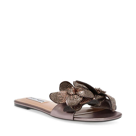 Steve Madden Women's Gun Metal Melena-R Rhinestone Slipper | Steve Madden In Lebanon