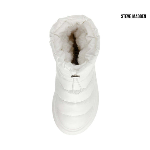 Steve Madden Women's White Iceland Fabric Ankle Boots |Steve Madden in Lebanon