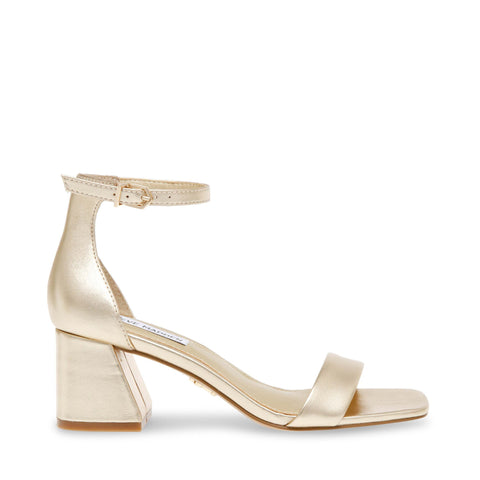 Steve Madden Women's Gold Leather Epix Heels |Steve Madden In Lebanon