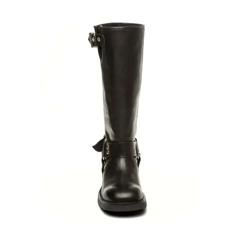 Steve Madden Women's Black Leather Beau Boots  | Steve Madden in Lebanon