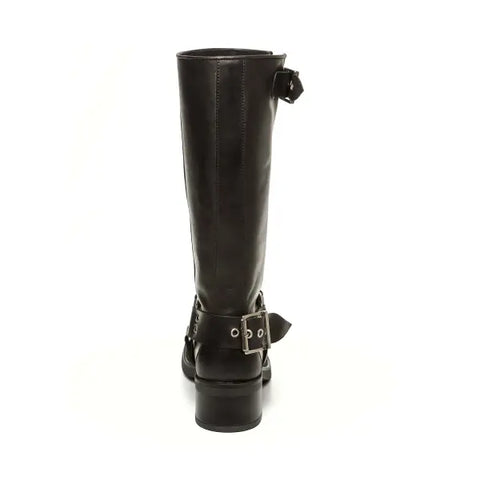 Steve Madden Women's Black Leather Beau Boots  | Steve Madden in Lebanon