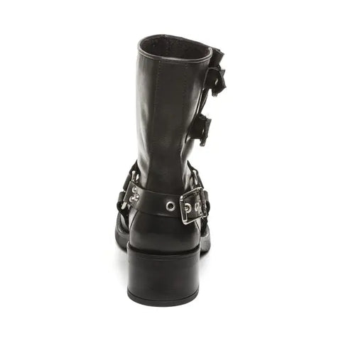 Steve Madden Women's Black Leather Becase Boots  | Steve Madden in Lebanon