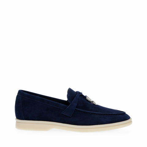 Steve Madden Women's Navy Suede Portland Casual Shoes |Steve Madden In Lebanon