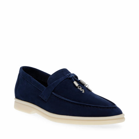 Steve Madden Women's Navy Suede Portland Casual Shoes |Steve Madden In Lebanon