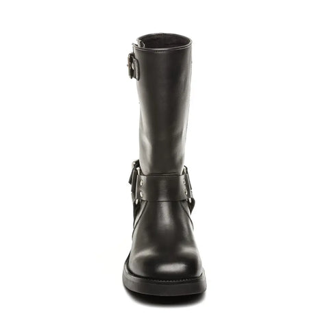 Steve Madden Women's Black Leather Blessing Boot|Steve Madden In Lebanon