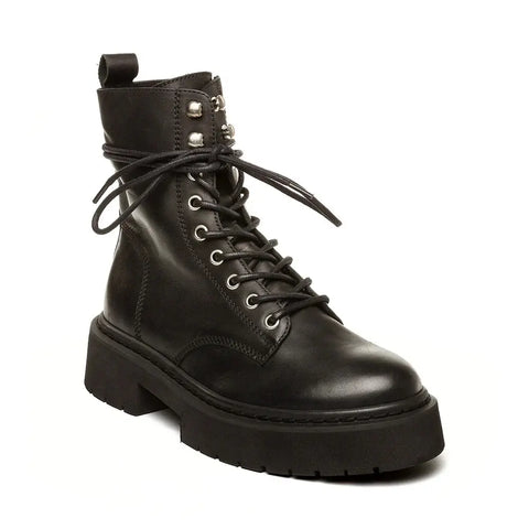 Steve Madden Women's Black Leather Gusto Boots | Steve Madden in Lebanon