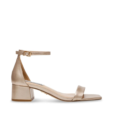 Steve Madden Women's Buff Gold Leather Gena Sandals |  Steve Madden in Lebanon