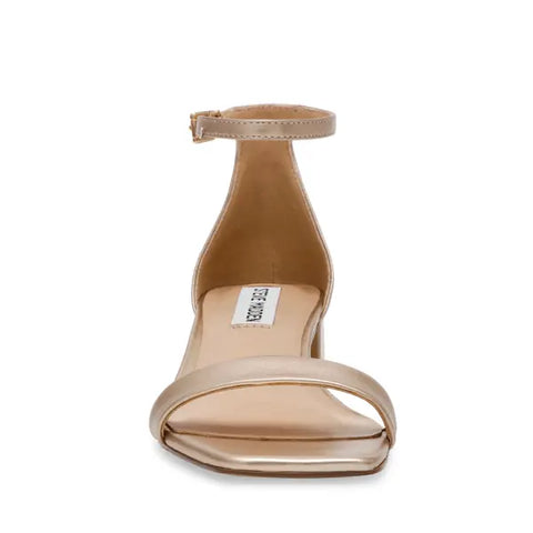 Steve Madden Women's Buff Gold Leather Gena Sandals |  Steve Madden in Lebanon
