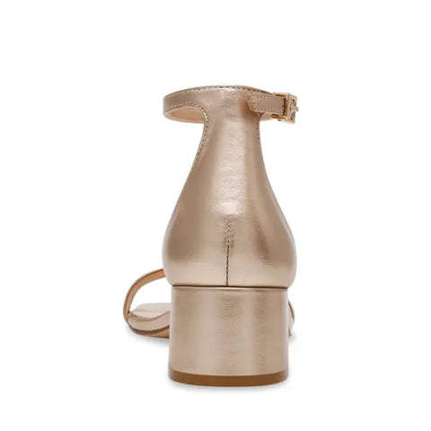 Steve Madden Women's Buff Gold Leather Gena Sandals |  Steve Madden in Lebanon