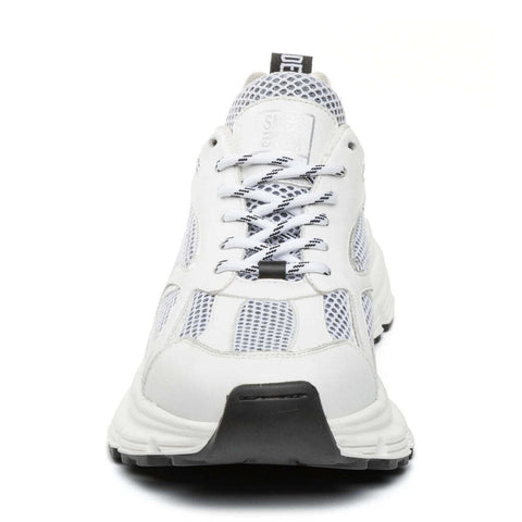 Steve Madden Men's White & Silver Prins Sneaker |Steve Madden In Lebanon