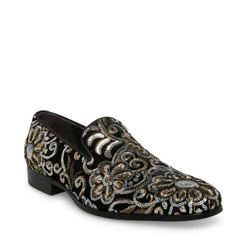Steve Madden Men's Black Moccasins Parigi Casual Shoes |Steve Madden In Lebanon