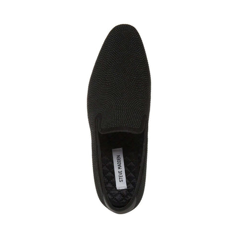 Steve Madden Men's Black Moccasins Parigi Microsuede Casual Shoes | Steve Madden In Lebanon