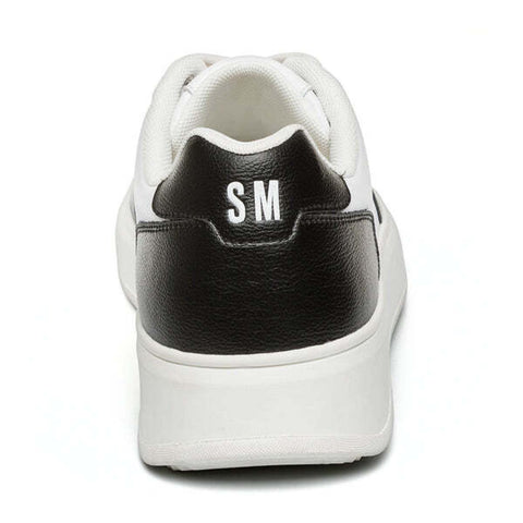 Steve Madden Men's Black & White Jorgee Sneakers | Steve Madden In Lebanon