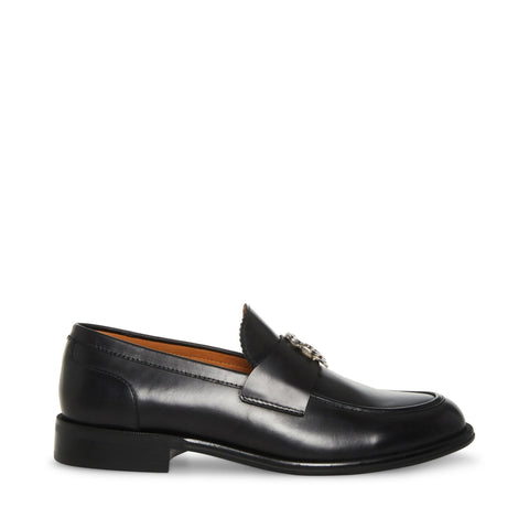 Steve Madden Men's Black Leather Landford Moccasins |Steve Madden In Lebanon