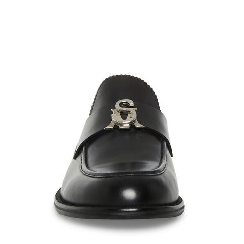 Steve Madden Men's Black Leather Landford Moccasins |Steve Madden In Lebanon