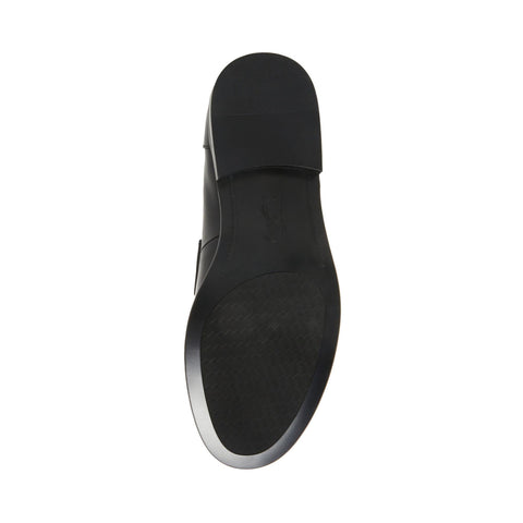 Steve Madden Men's Black Leather Landford Moccasins |Steve Madden In Lebanon