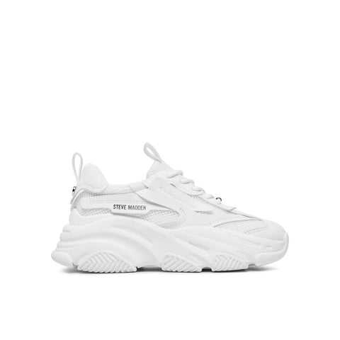 Steve Madden Women's White Synthetic Possession-E Sneakers | Steve Madden In Lebanon