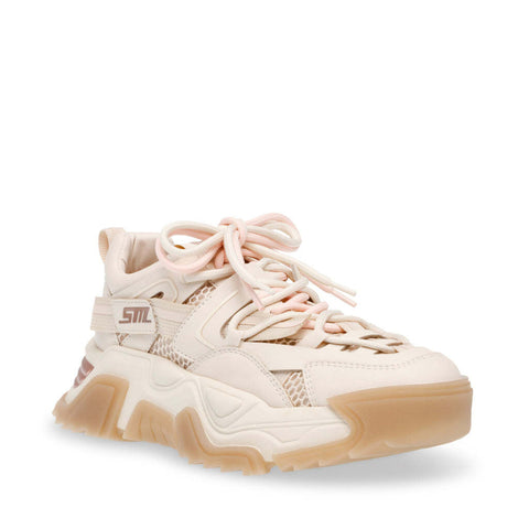 Steve Madden Women's Cream Rose Gold Kingdom-E Sneakers | Steve Madden In Lebanon